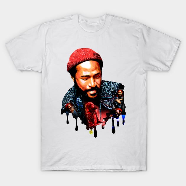 MARVIN GAYE T-Shirt by Wkenca Barada